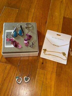 madewell Jay King Jewelry Set assorted necklace/earrings/bracelet/ring